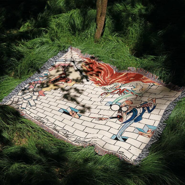 Tear Down the Wall Woven Blanket