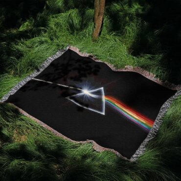 The Dark Side of the Moon Remastered Woven Blanket