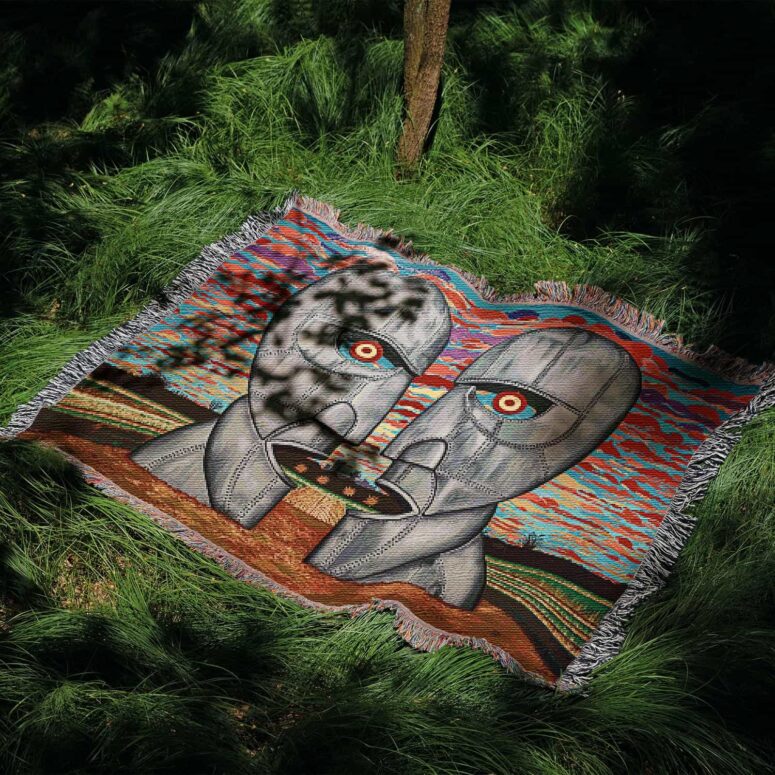 The Division Bell Painting Art Woven Blanket