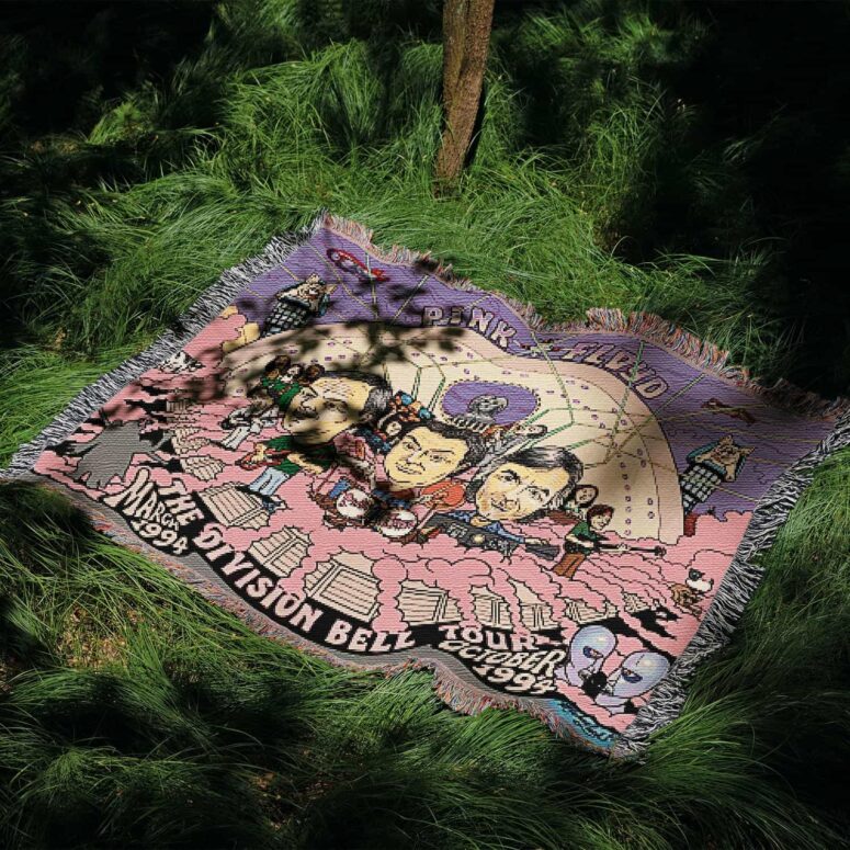 The Divison Bell October 94 Woven Blanket