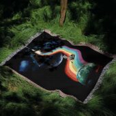 Woven Blanket 05 The Endless River Dark Side Of The Moon - OtherBrick