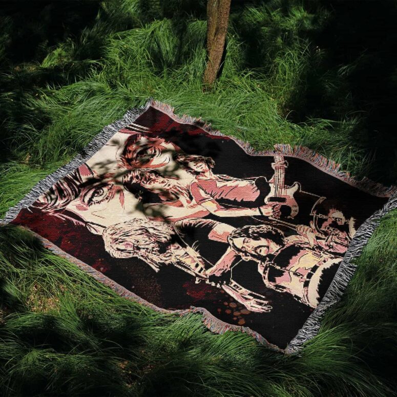The Legend Of Rock Woven Blanket The Legend Of Rock Woven Blanket