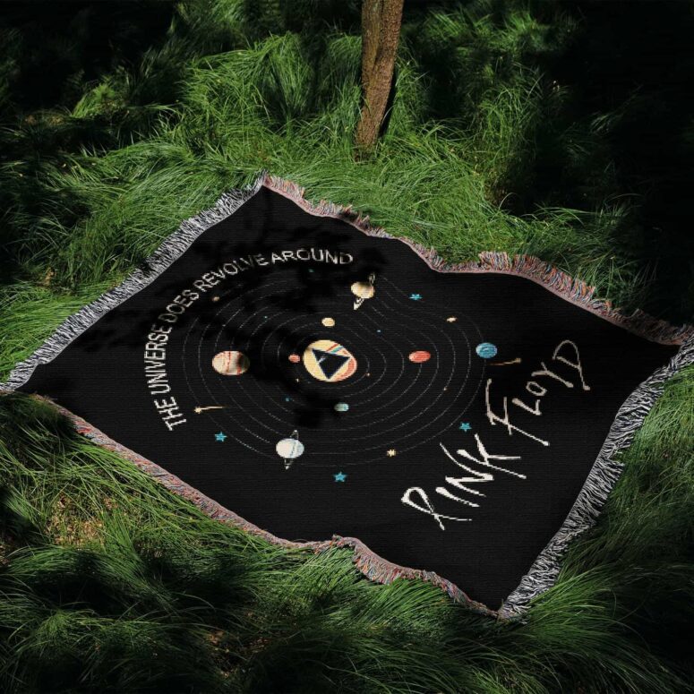 The Universe does Revolve Around Woven Blanket The Universe does Revolve Around Woven Blanket