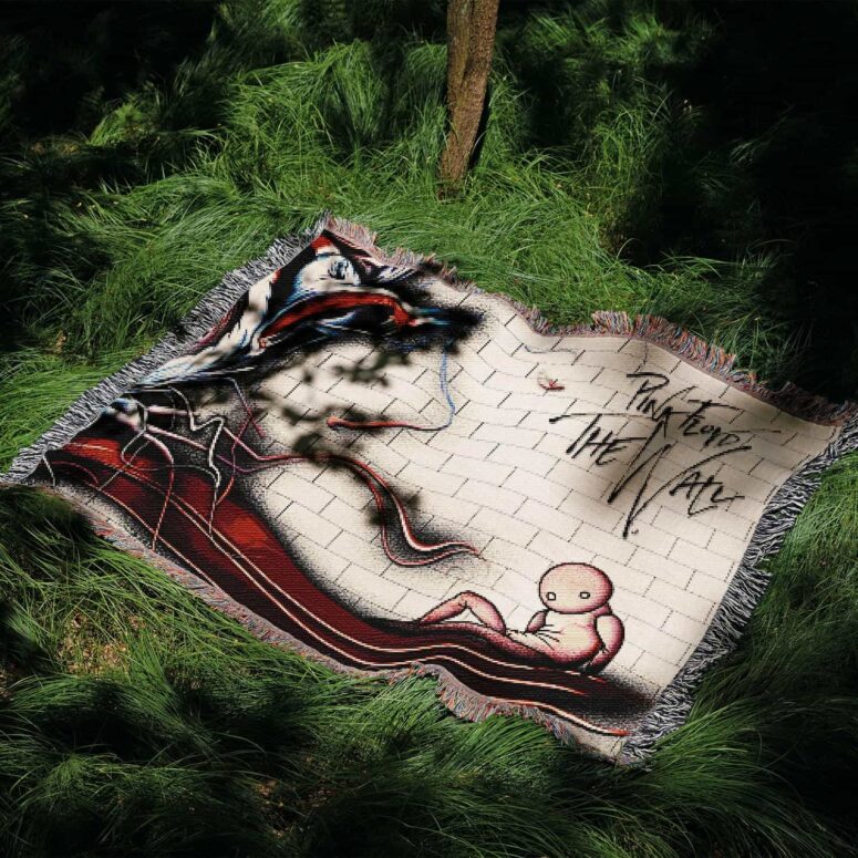 The Wall Fan Art Woven Blanket The Wall Fan Art Woven Blanket