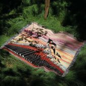 Woven Blanket 05 The Wall Marching Hammers Drawing Art - OtherBrick