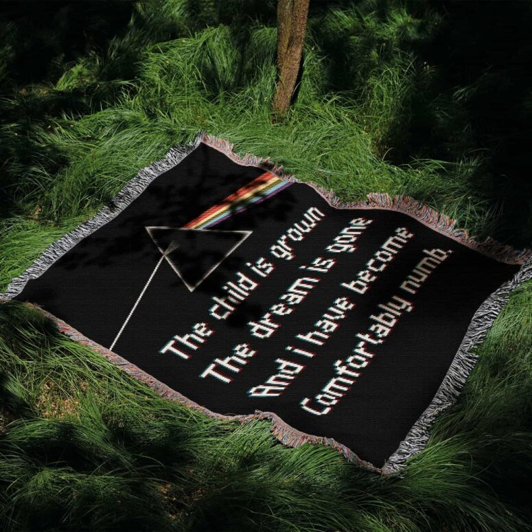 The child is grown The dream is gone I have become comfortably numb Woven Blanket