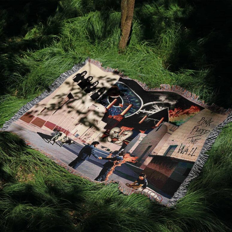 WYWH Pulse Animals DSOTM Pink Floyd Album Woven Blanket