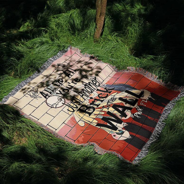 You Are Just Another Brick In The Wall Signature Woven Blanket You Are Just Another Brick In The Wall Signature Woven Blanket