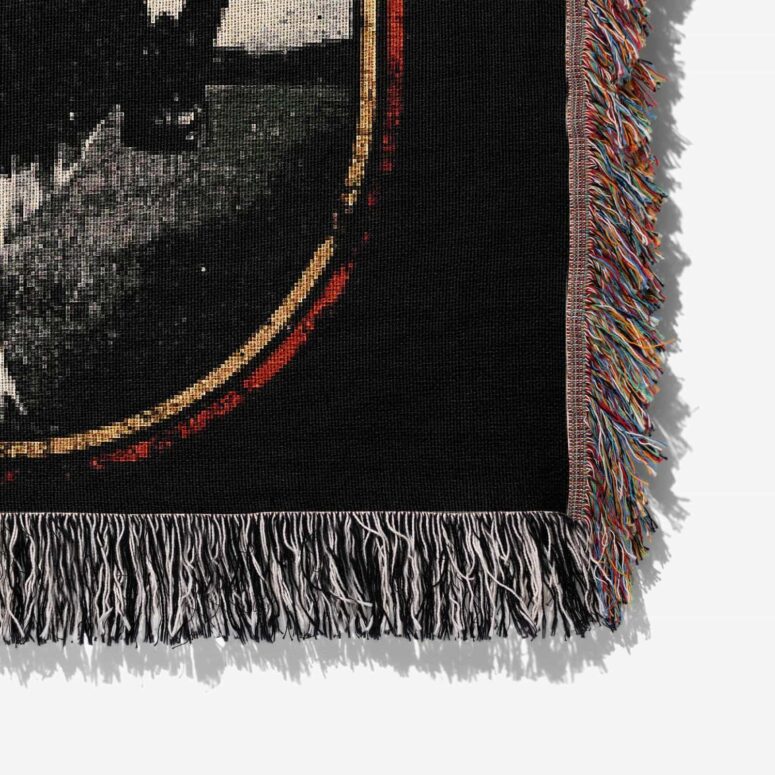 1970 1971 Atom Heart Mother World Tour Woven Blanket