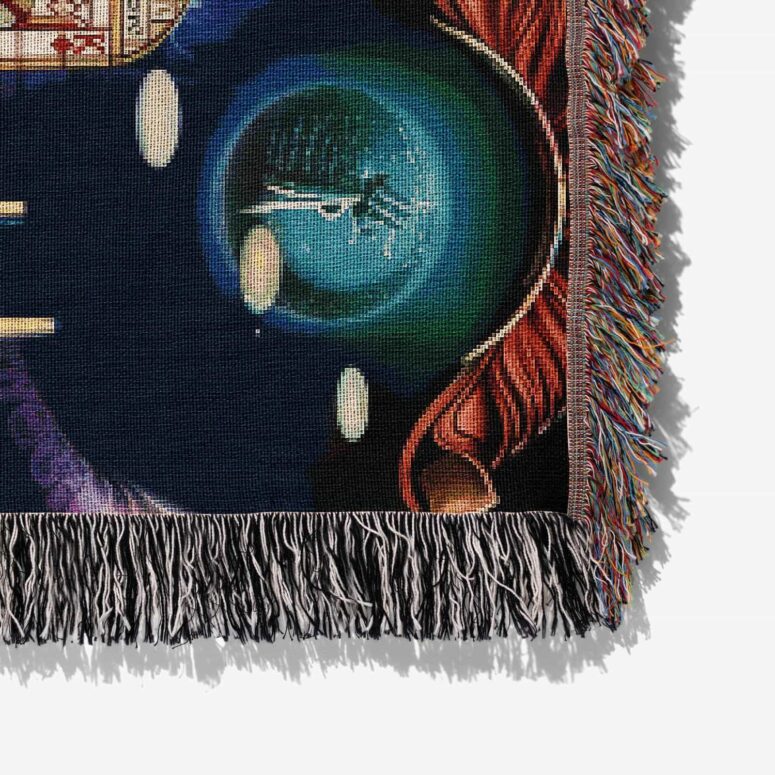 DSOTM Music is always by your side Woven Blanket