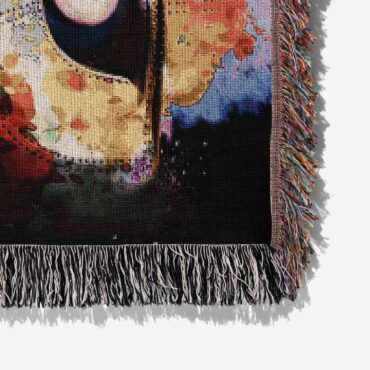 DSOTM x The Division Bell psychedelic art Woven Blanket