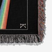 Woven Blanket 06 Dark Side Of The Moon 50th Prism Heart Beat - OtherBrick