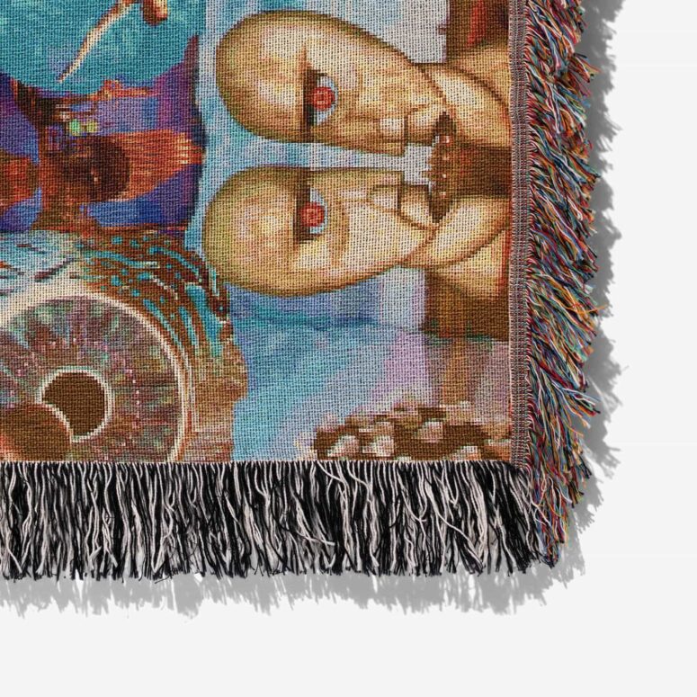 Dark Side Of The Moon Pulse Pink Floyd Album Collage H Woven Blanket Dark Side Of The Moon Pulse Pink Floyd Album Collage H Woven Blanket