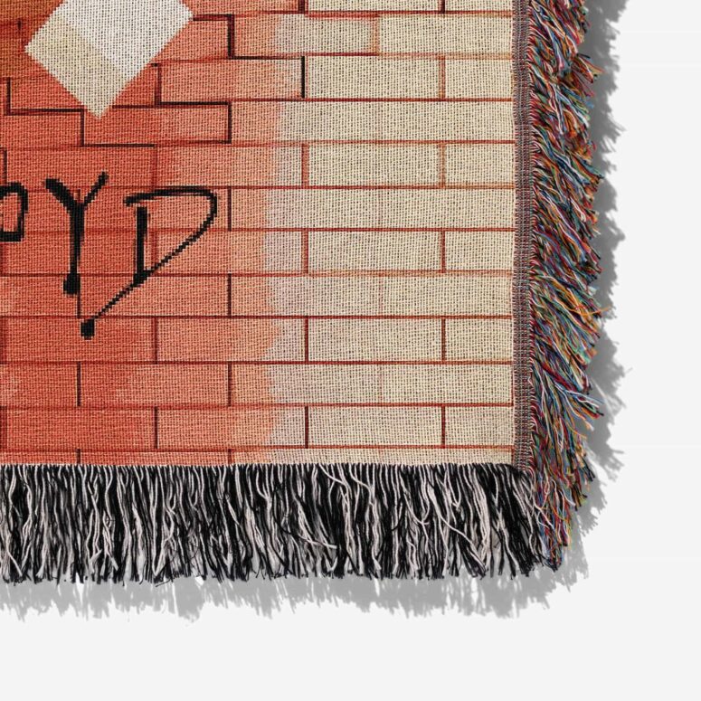 Dark Side Of the Moon Break Wall Woven Blanket Dark Side Of the Moon Break Wall Woven Blanket