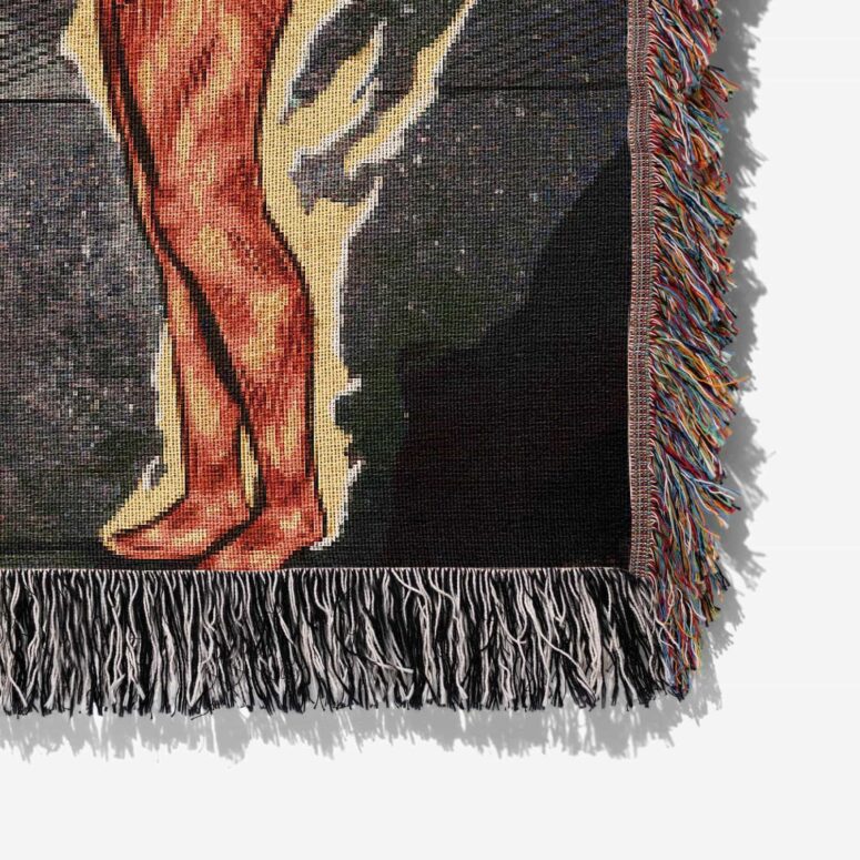 Ghost Rider Human Torch Wish You Were Here Woven Blanket Ghost Rider Human Torch Wish You Were Here Woven Blanket