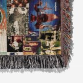 Woven Blanket 06 Pink Floyd Album Collage - OtherBrick
