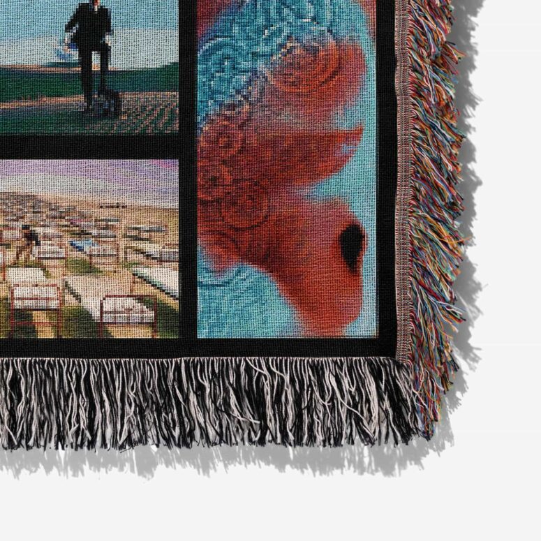 Pink Floyd Discography Collection Woven Blanket Pink Floyd Discography Collection Woven Blanket