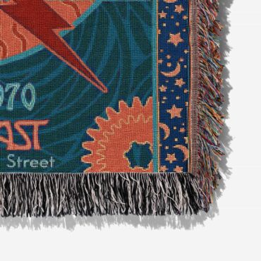 Pink Floyd Fillmore East Woven Blanket