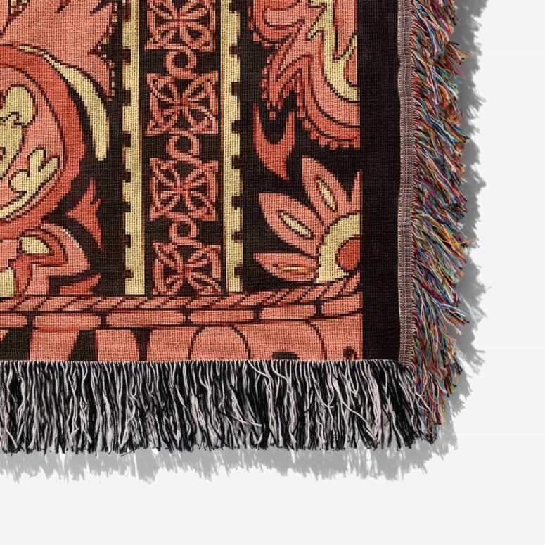 Pink Floyd Lee Michaels fillmore Woven Blanket