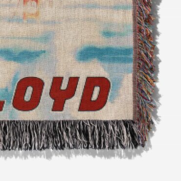 Pink Floyd Oakland Coliseum Woven Blanket