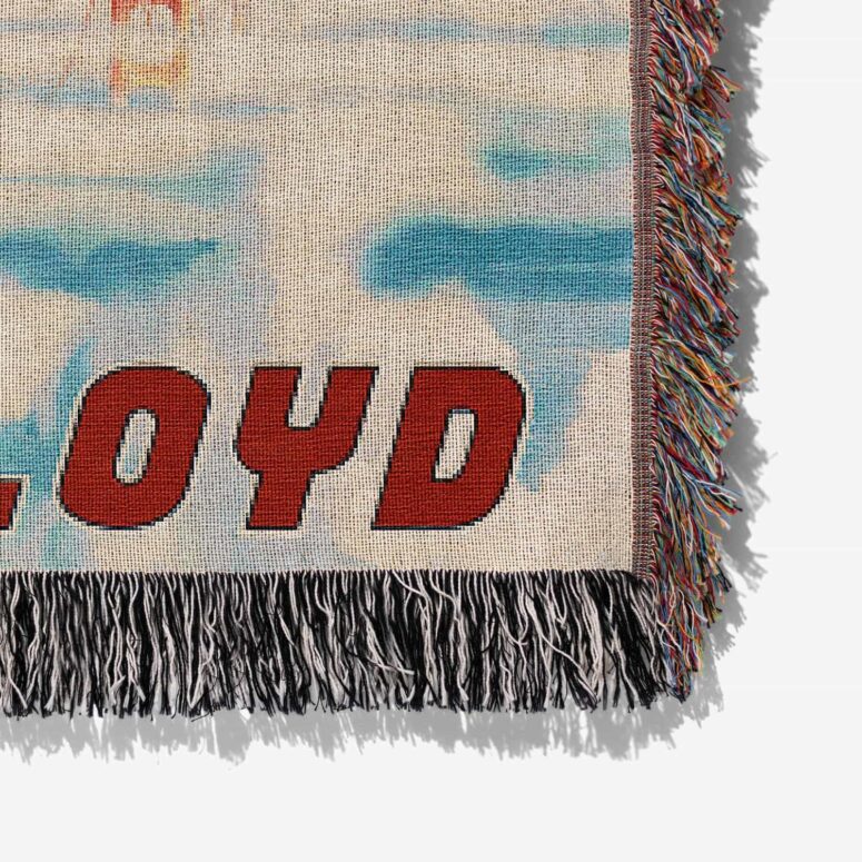 Pink Floyd Oakland Coliseum Woven Blanket