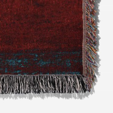 Pink Floyd at Pompeii MCMLXXII Art Woven Blanket