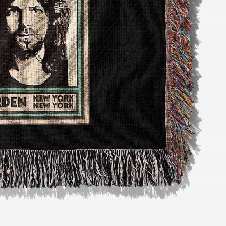 Pink Floyd on stage in the flesh Animals Tour 1977 Woven Blanket