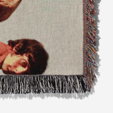 Richard Wright Syd Barrett Roger Waters and Nick Mason in 1970 Woven Blanket
