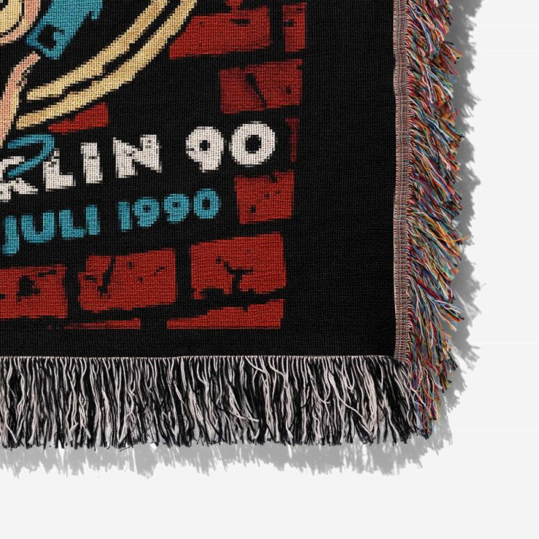 Roger Waters The Wall Live in Berlin 1990 Woven Blanket