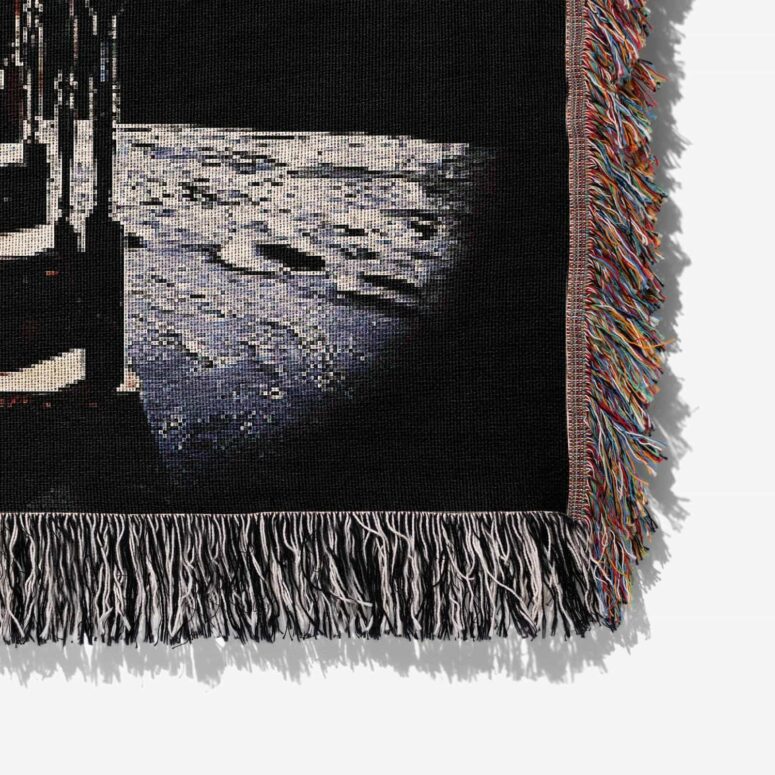 Stairway To The Moon Woven Blanket
