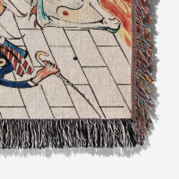 Tear Down the Wall Woven Blanket