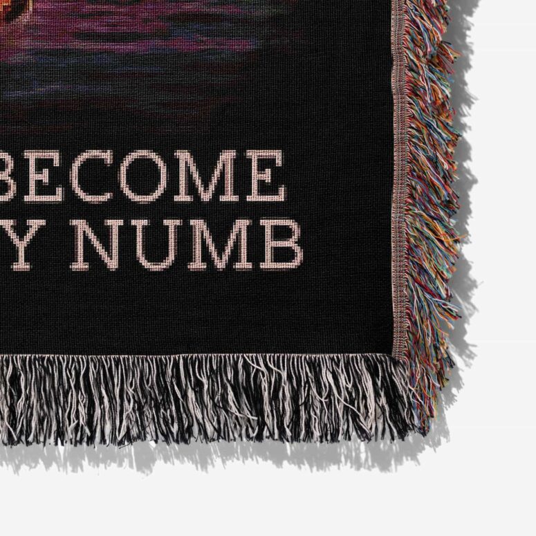 The Child Is Grown The Dream Is Gone I Have Become Comfortably Numb Lyric Woven Blanket