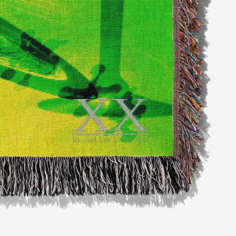 The Dark Side Of The Moon CD 1993 Woven Blanket The Dark Side Of The Moon CD 1993 Woven Blanket
