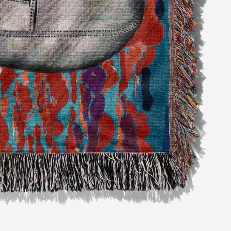 The Division Bell Painting Art Woven Blanket