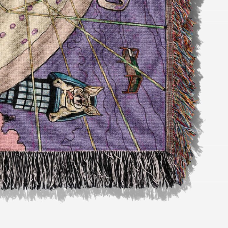 The Divison Bell October 94 Woven Blanket