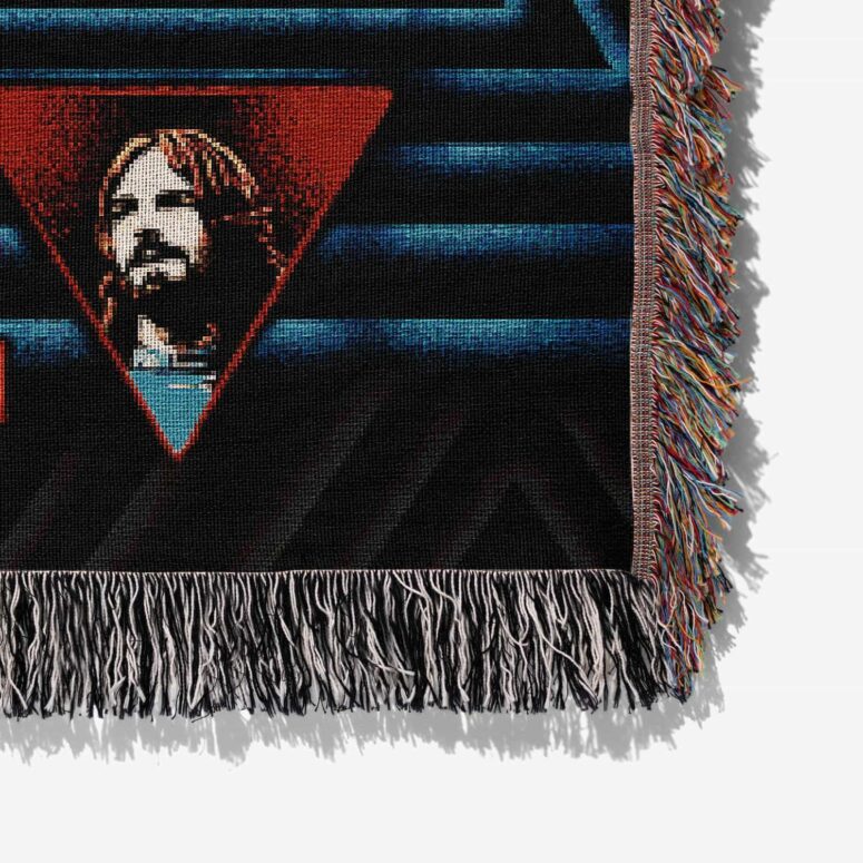 The Funk Side of the Moon Woven Blanket