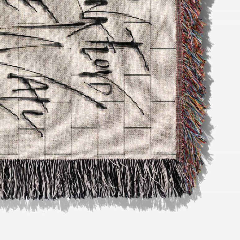 The Wall Fan Art Woven Blanket The Wall Fan Art Woven Blanket