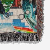 Woven Blanket 06 The Wall Wywh Animals Division Bell Atom Heart Mother Collage Art - OtherBrick