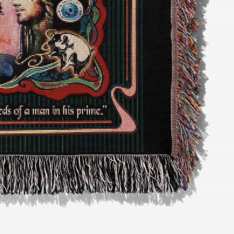 Ticket Concert Collage The Wall Animals Atom Heart Mother Woven Blanket Ticket Concert Collage The Wall Animals Atom Heart Mother Woven Blanket