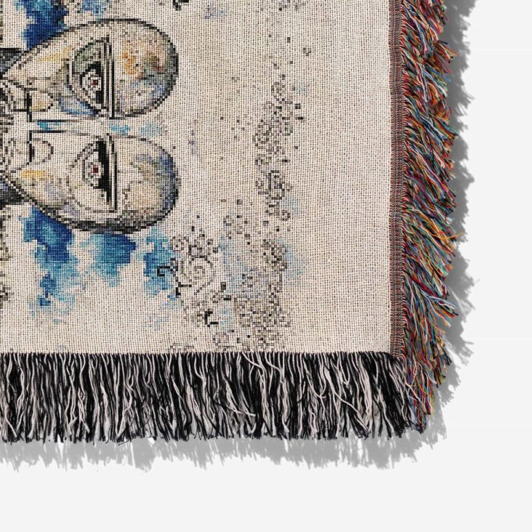 Turntable Animals Division Bell WYWH DSOTM Woven Blanket Turntable Animals Division Bell WYWH DSOTM Woven Blanket