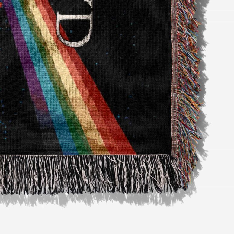 Wish You Were Here DSOTM Astronaut Handshake Woven Blanket Wish You Were Here DSOTM Astronaut Handshake Woven Blanket