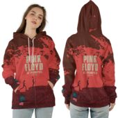 Ziphoodie Pink Floyd At Pompeii Mcmlxxii Red - OtherBrick