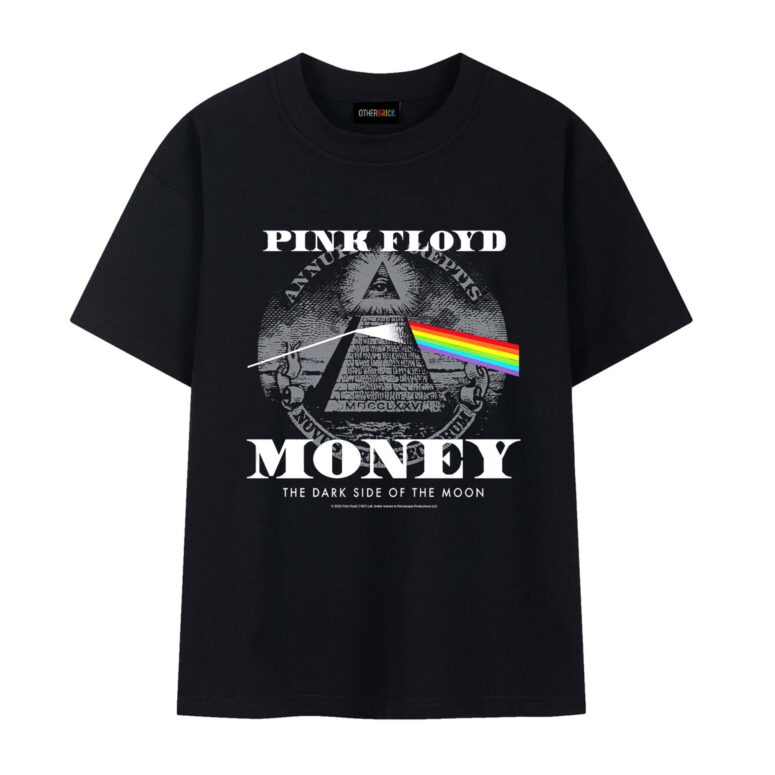 Dark Side of the Moon Illuminati Pyramid Money Shirt