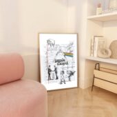 Pink Floyd Animals Dsotm Wish You Were Here Sketch Poster Mockup (5) - OtherBrick