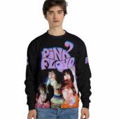 Pink Floyd Psychedelic Art Sweater Front - OtherBrick