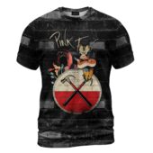 Pink Floyd The Wall Hammer Flower Screaming Face Shirt Front - OtherBrick