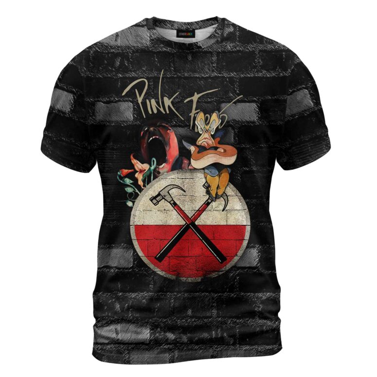Pink Floyd The Wall Hammer Flower Screaming Face Shirt