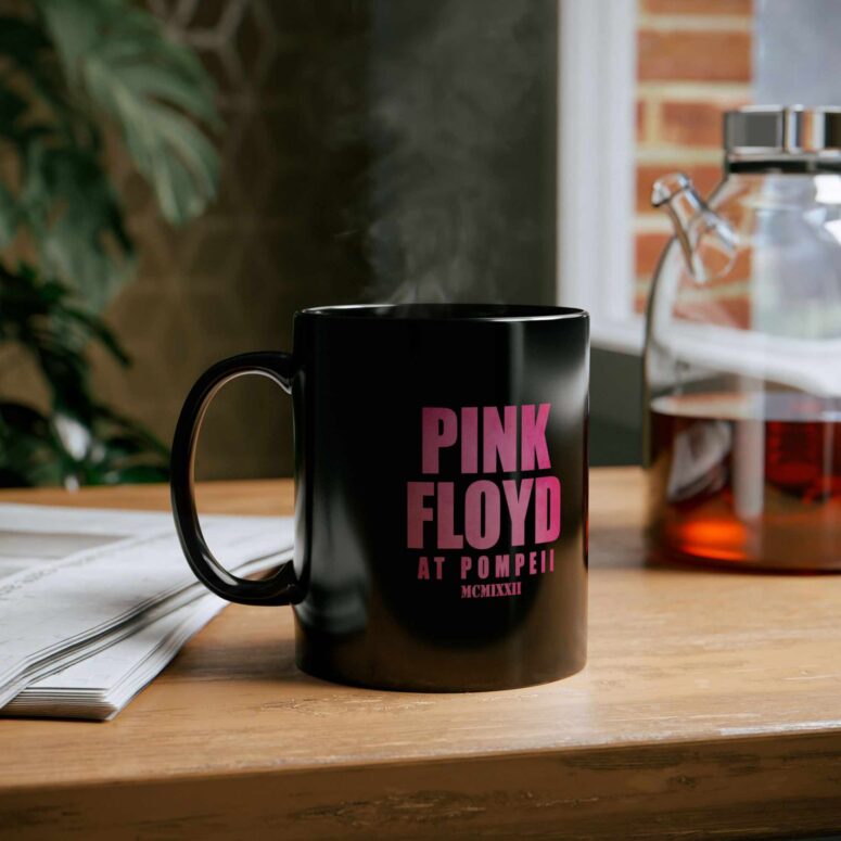 Pink Floyd Live at Pompeii MCMLXXII 2025 Black Mug