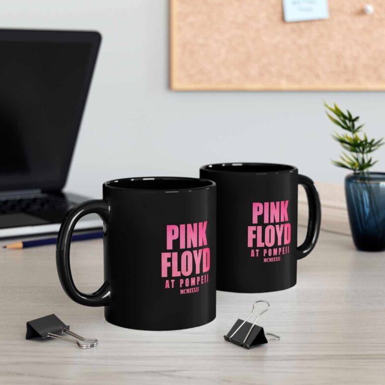 Pink Floyd Live at Pompeii MCMLXXII 2025 Black Mug