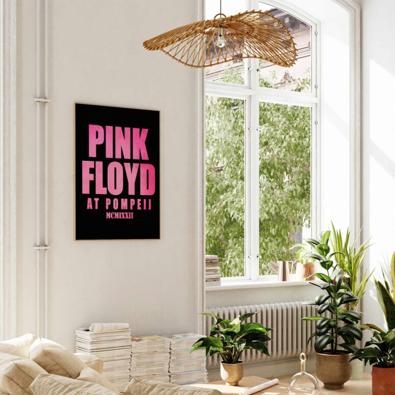 Pink Floyd Live at Pompeii MCMLXXII 2025 Poster Pink Floyd Live at Pompeii MCMLXXII 2025 Poster